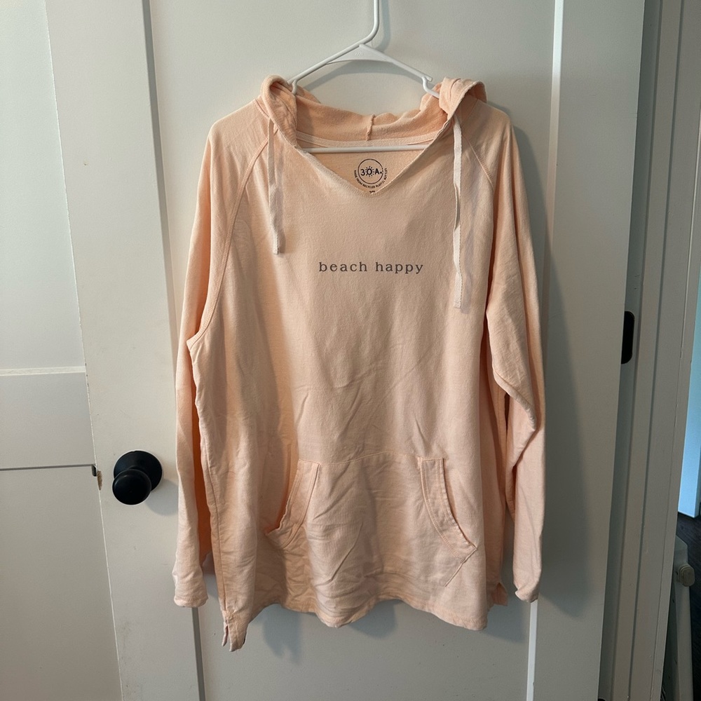 30A Beach Happy Long Sleeve Hoodie